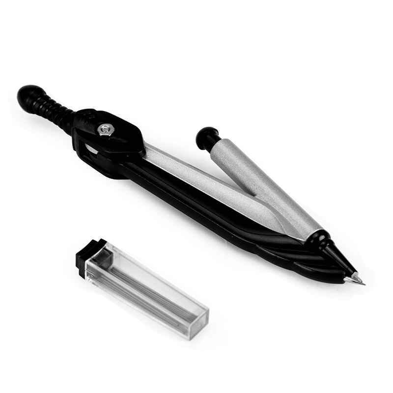 8643 metal drawing compass students mathematics painting stainless steel 30cm diameter automatic core set of drafting rules