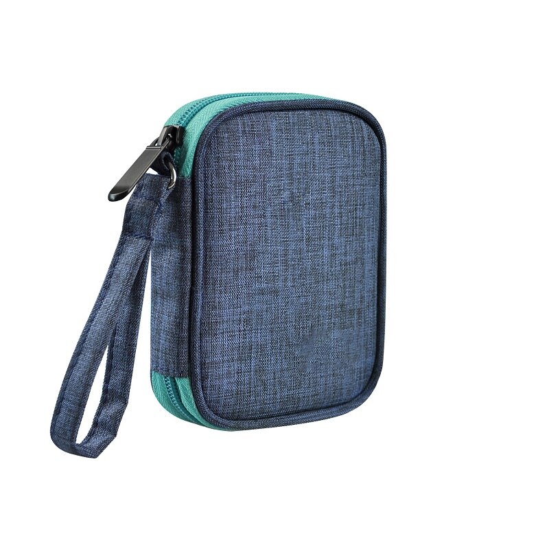 Voyage sac de rangement pour UNO étui pour jeux de cartes tissu doux imperméable Protection anti-rayures pour UNO cartes pour plein air jeu Camping: Blue