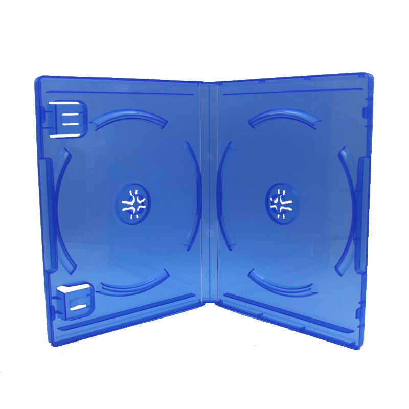 Replacement Case For PS4 Game Double Disc Spare Blue Game Blu-Ray Box 2 CD