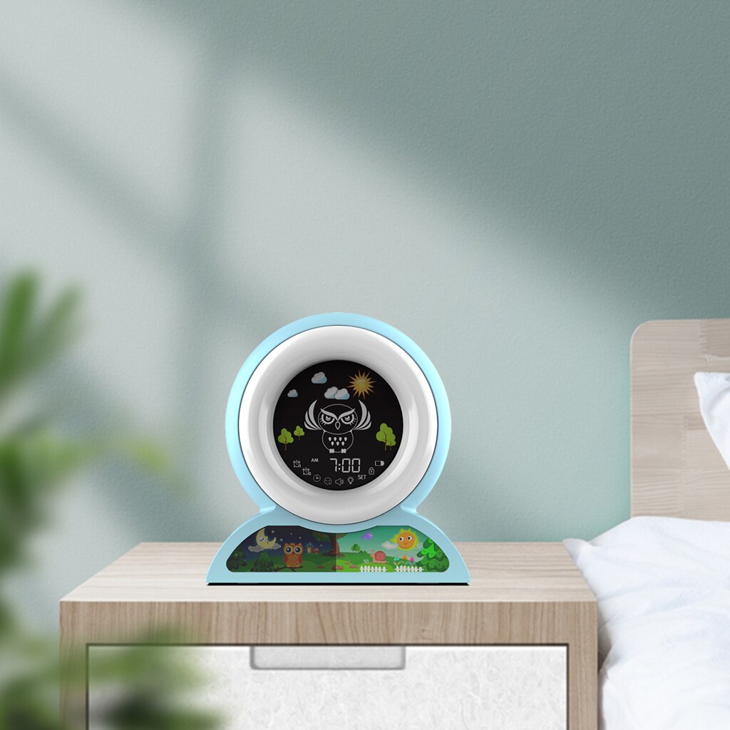 Kids Alarm Clock Bedside Wake Up Digital Clock Night Light for Boys Girls