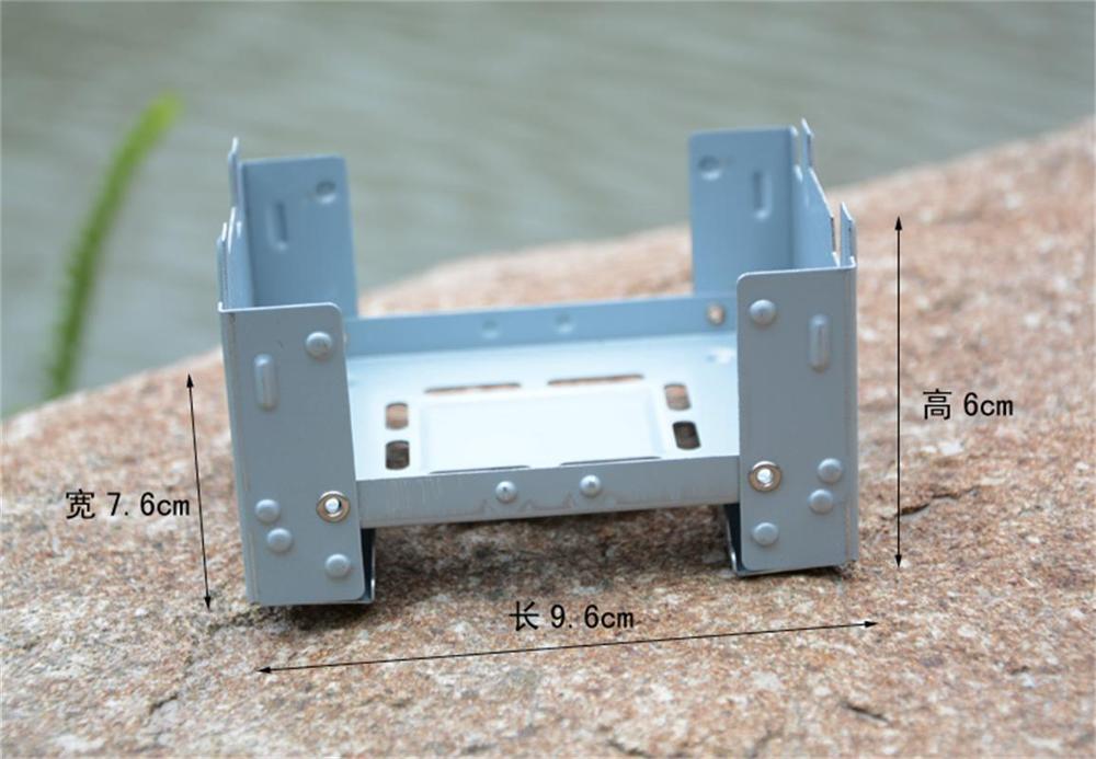 2pcs Outdoor Mini Folding Portable Oven Picnic Camping Solid Fuel Alcohol Stove