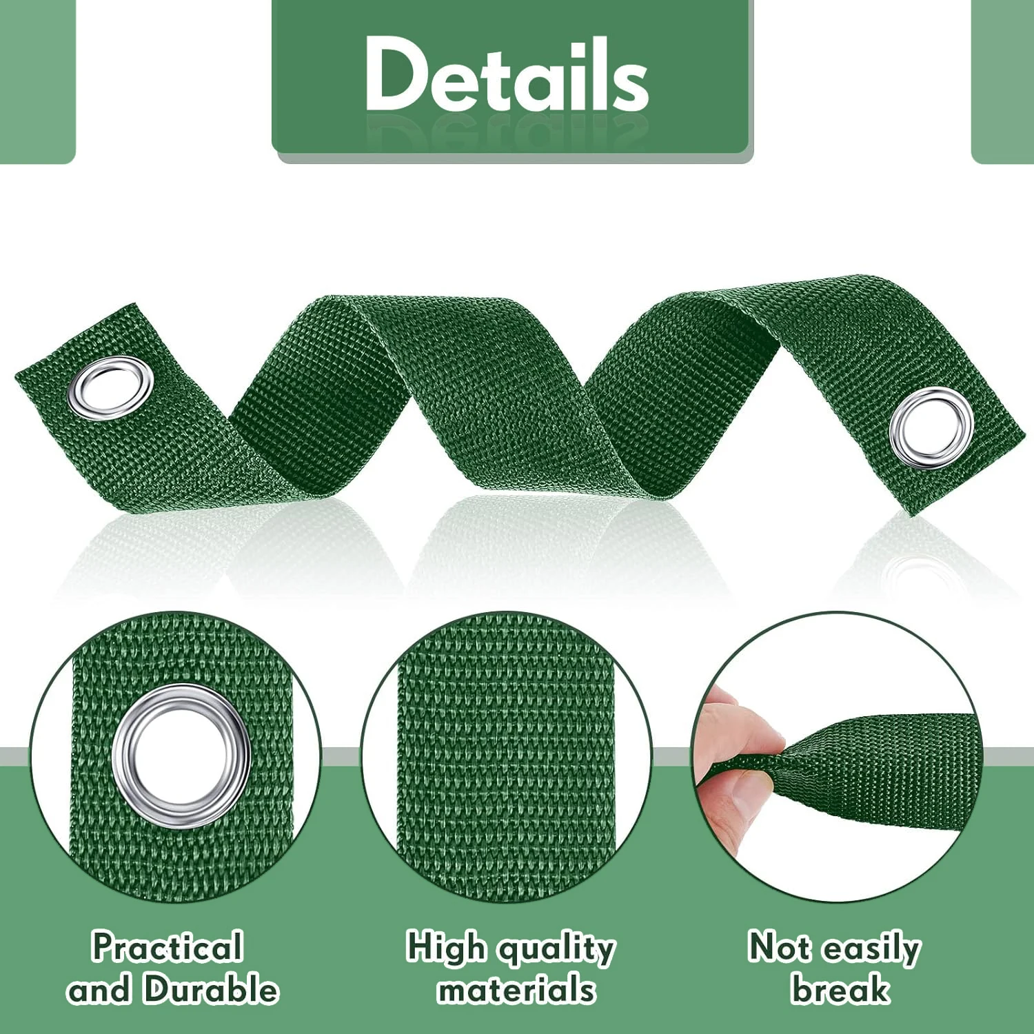 10 Stuks Boom Staken En Ondersteunt Winddichte Boom Gordel Stereotiepe Vaste Riem, Goede Ondersteuning Nieuw Geplante Riem, Riemen Voor Uitzetten