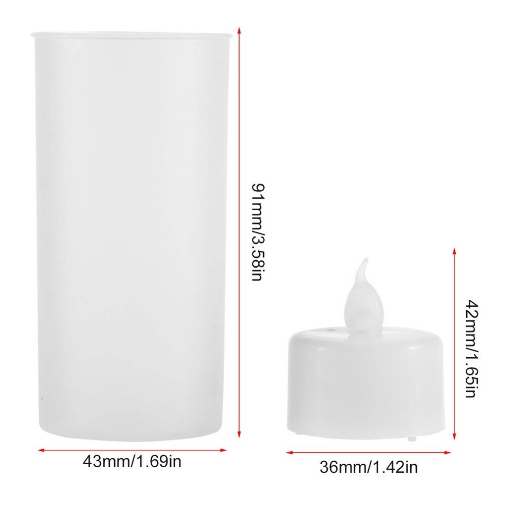 1PC Rechargeable Sound Sensor LED Candle Light scented decorative tea light candle set Flameless with Candle Cup