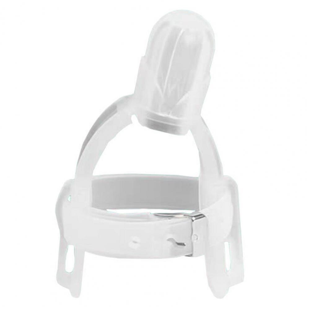 Muñequera de silicona no tóxica para bebés y niños, protector de dedos para dejar de chupar el pulgar, aparato de succión, 2 colores, novedad: Transparente