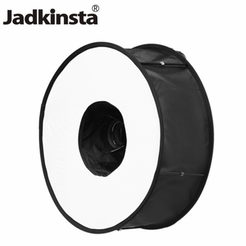 Jadkinsta Camera Flash Diffuser 45 cm fold Macro Ring Speedlite Flash Light Softbox Weerspiegelen voor Canon Nikon Sony DSLR camera