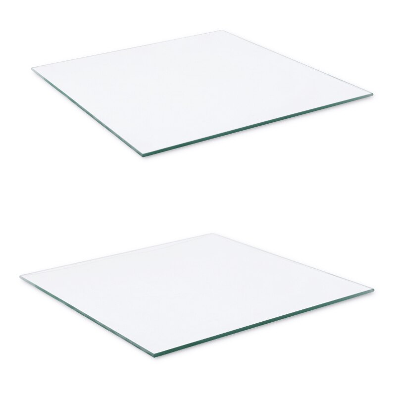 MEGA-cama para impresora 3D, vidrio templado de borosilicato, plano, transparente, cuadrado, redondo, 214, 220mm, para Kossel Delta Creality Ender3