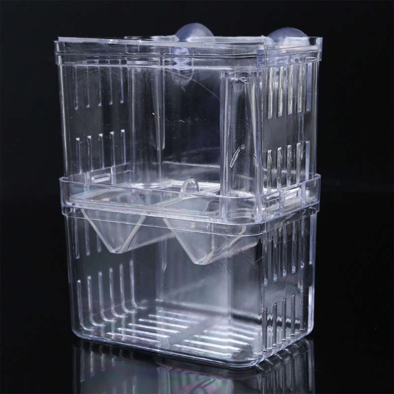 Fish Tank Separation Breeder Box Acrylic Transparent Floating Breeding Isolation Boxes Aquarium Mini Hatchery Incubator