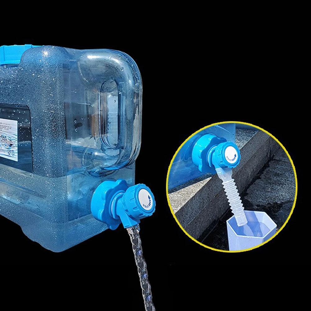 Outdoor Water Bucket Container Portable Driving Water Tank Container With Faucet For Camping Picnic Hiking