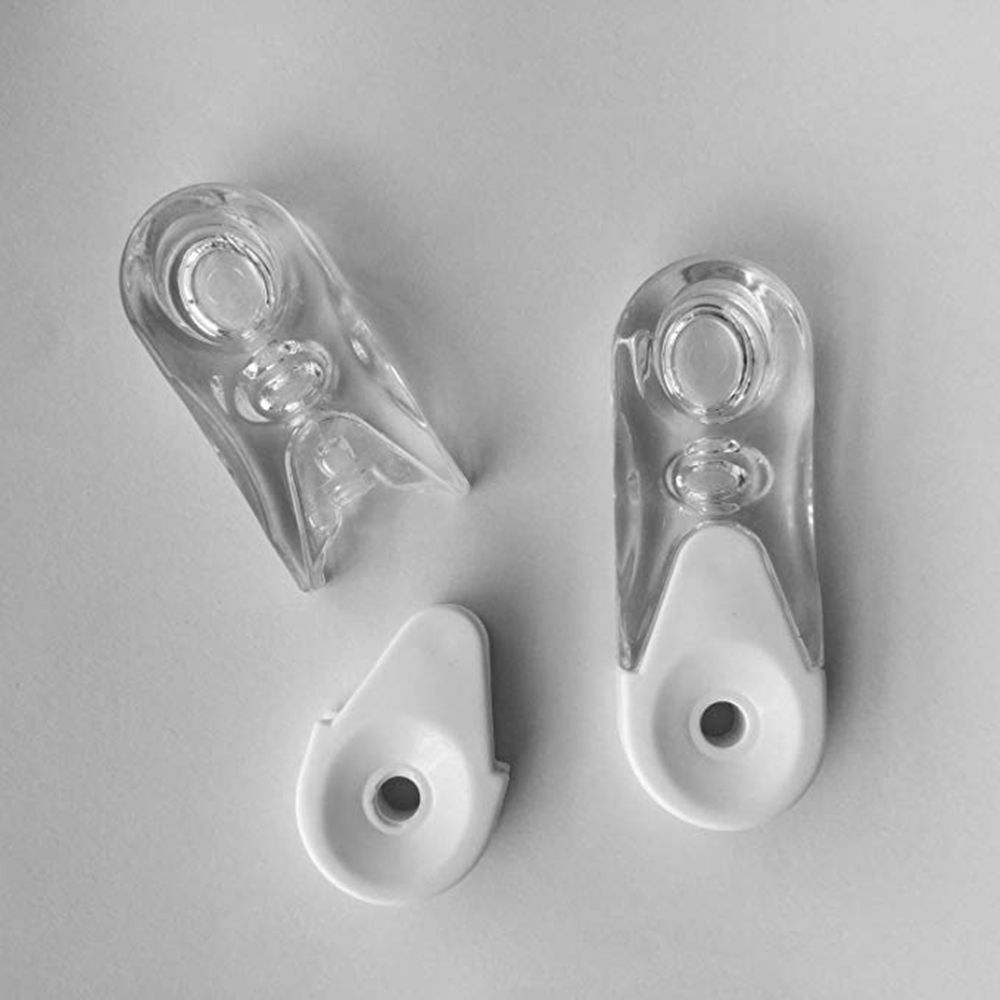 Gardintillbehör tillbehör sladdvikt plast för vertikal, fönster, rullgardiner 2 -pack fönsterluckor klar plast säkerhetshand