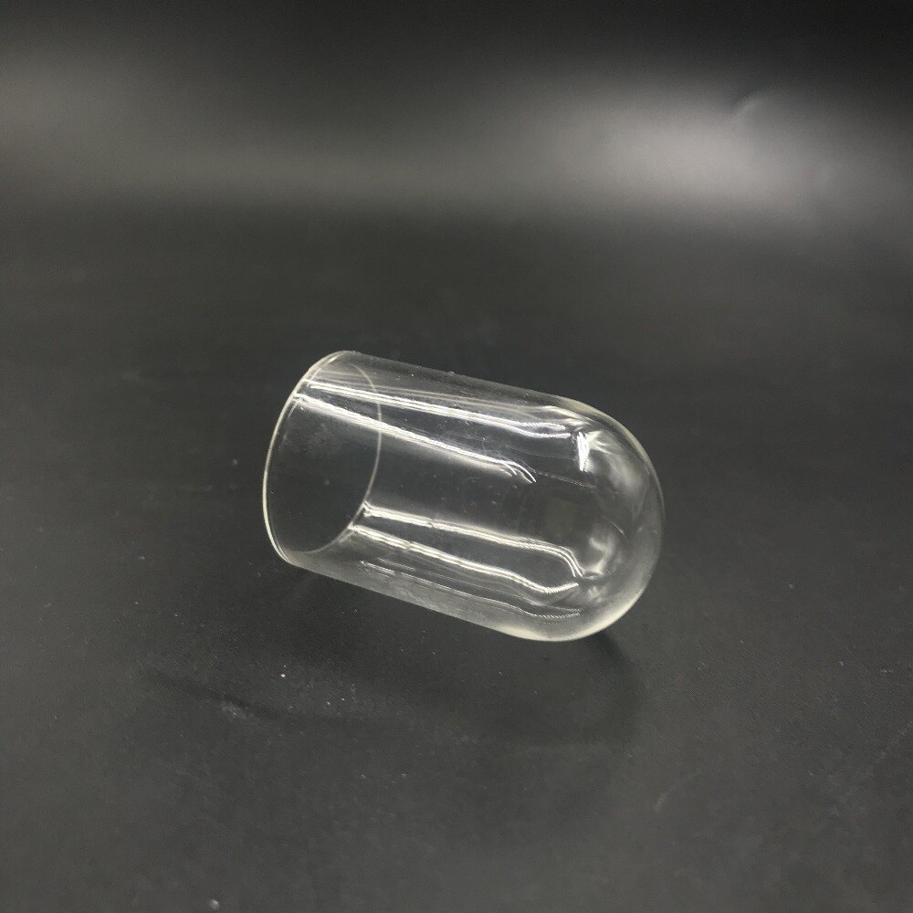 50 stk / mye 35 x 25mm klart mini rør bjelle glass glass globus boble glass deksel kuppel ønske diy glassflaske hetteglass anheng halskjede dekor