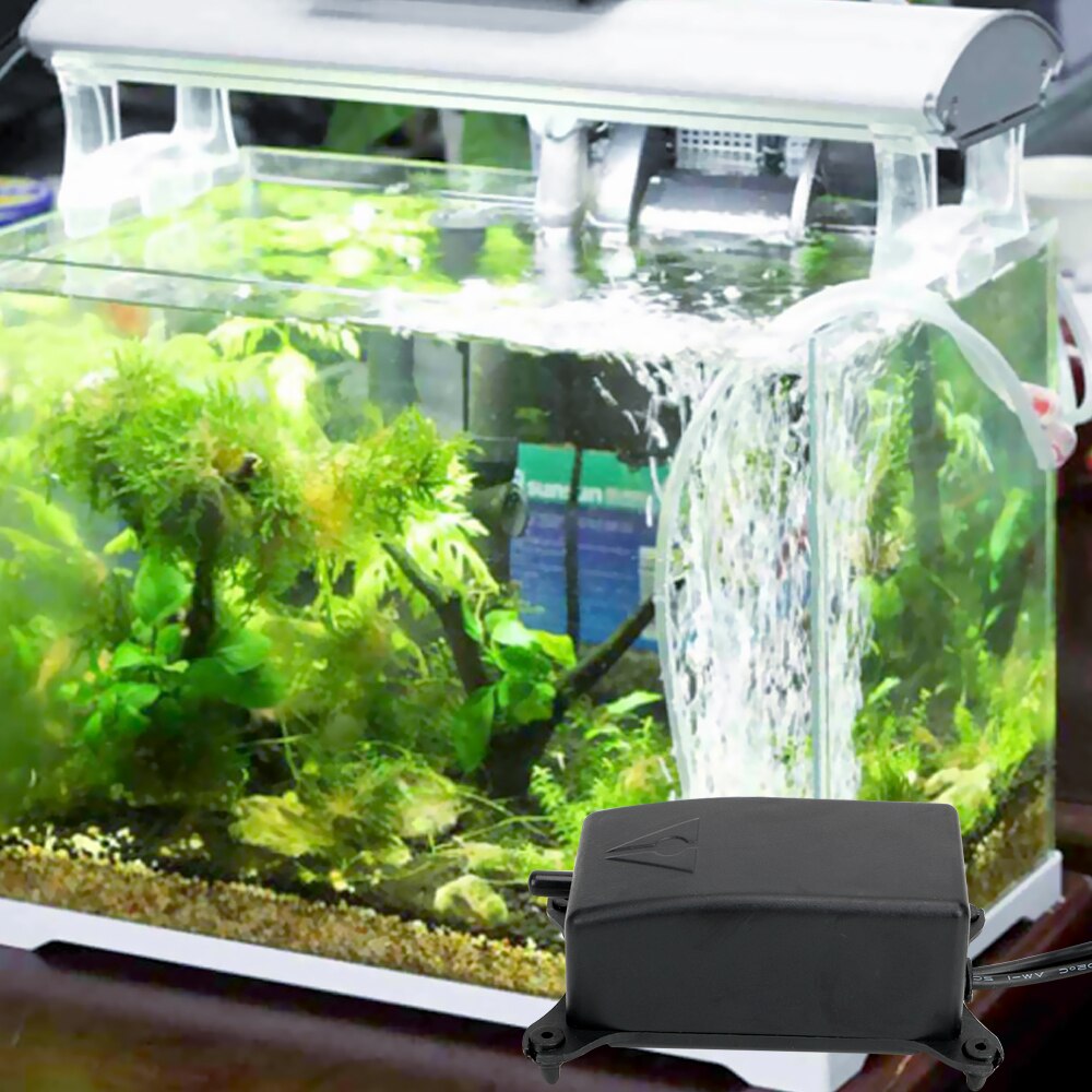 Ultra Low Noise Aquarium Luchtpomp Fish Tank Mini Air Compressor Zuurstof Pomp Aquarium Aquarium Zuurstof Pomp