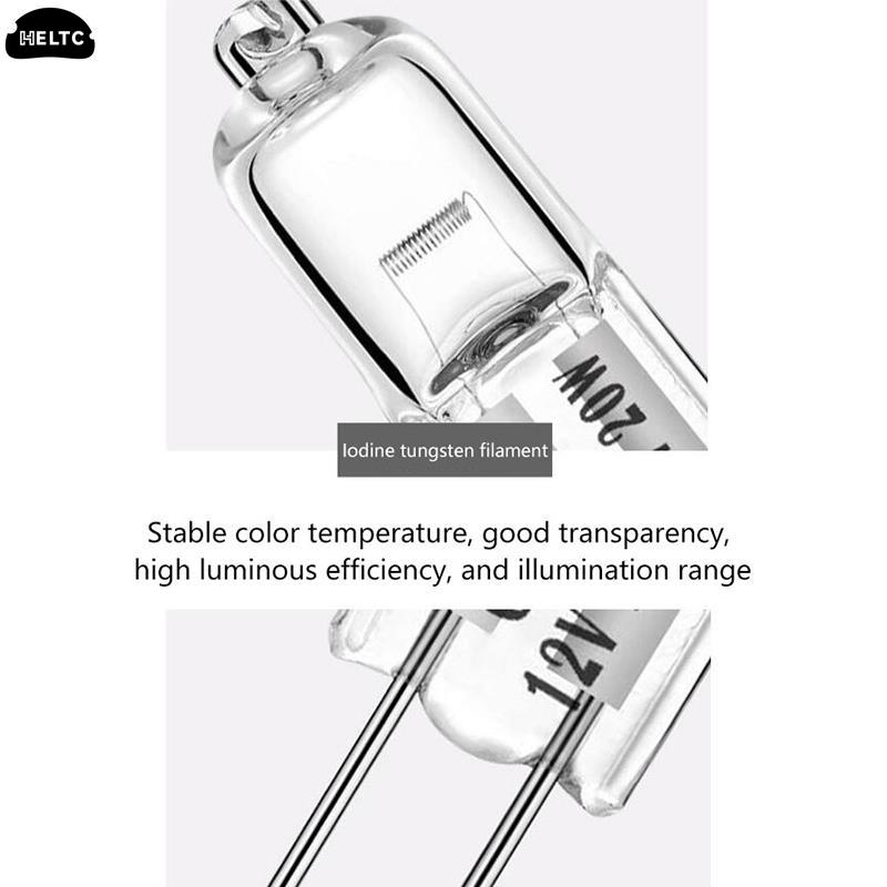 Lampes halogènes à 2 broches, 20W, 25W, 35W, 40W, DC 12V, 220V, Type G4, G5.3, G9, 20W, 25W, 35W, 1 pièce ampoule transparente pour la décoration de la maison, 40W