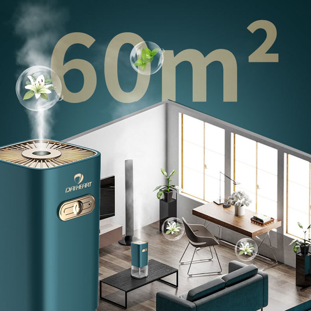 80ML Electric Aroma Diffuser With Timer Automatic Sprayer Air Purifier Rechargeable For Family Hotel Car
