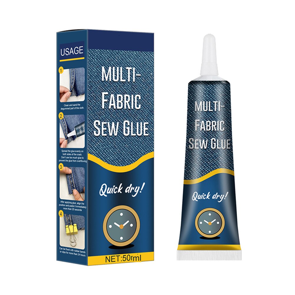 Pegamento líquido para coser en tela instantánea, Kit de pegamento para coser cuero, pegamento seguro de secado rápido, suministros de costura líquida, adhesivos ultraadherentes