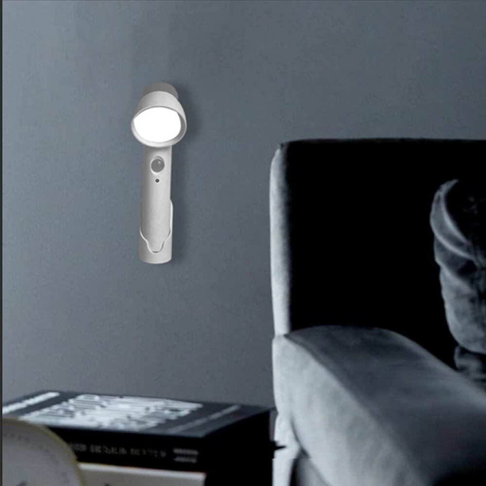 Portable Emergency Light Flashlight USB Charging+Human Body Motion Sensor+Stay ON Night Stairs Security LED Table Lamps for Home