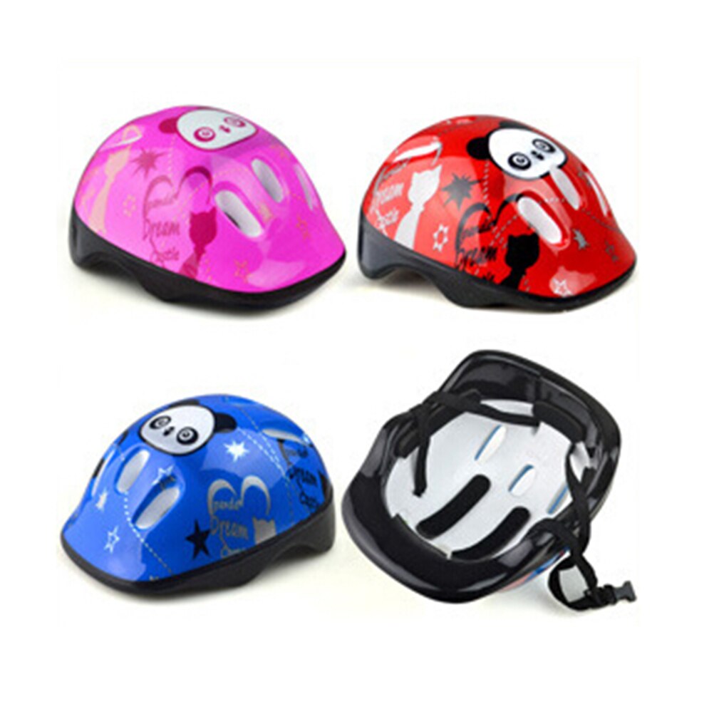 1 pièces 3 couleurs enfants sport Panda modèle casques de tête patinage Skate Board filles garçons équipement de protection casque de sécurité pour enfants