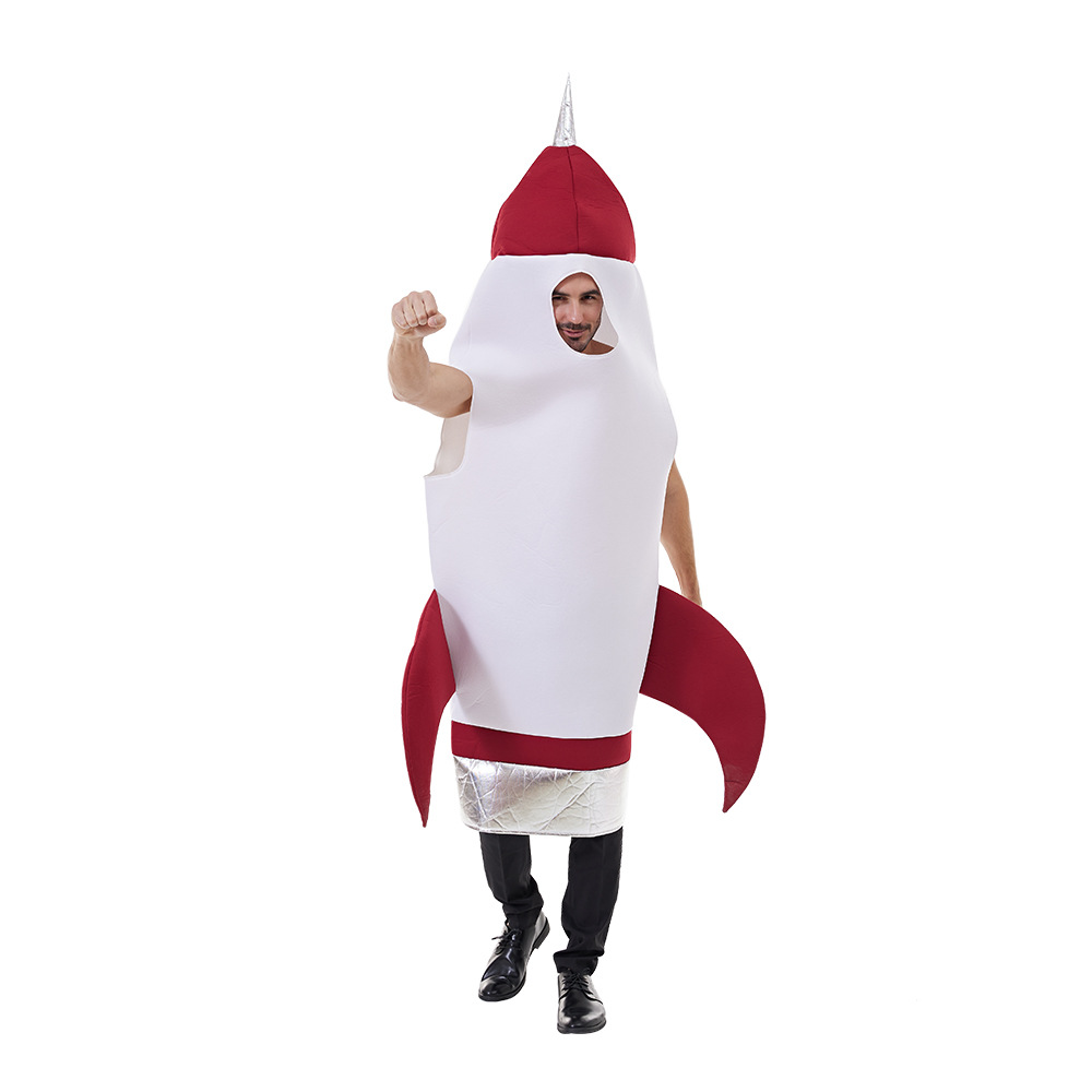 rocket jumpsuit, adult space suit, coswear, Halloween party performance suit
