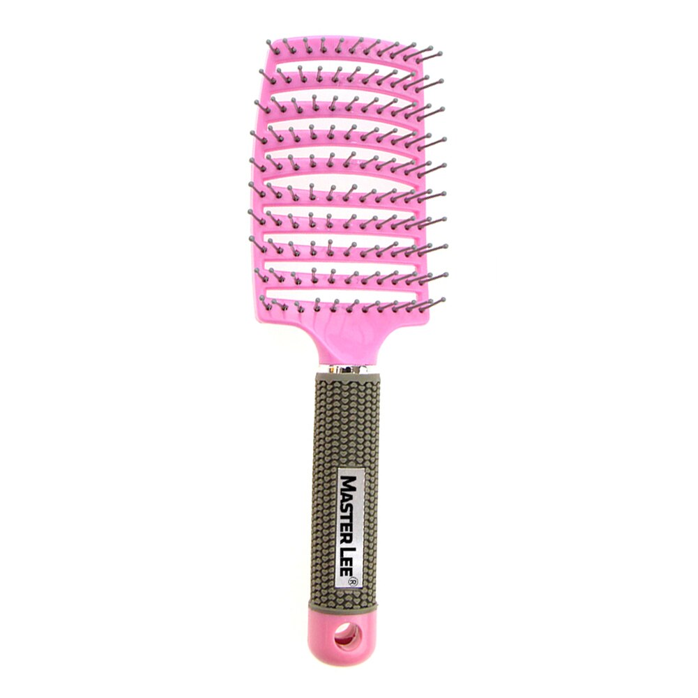 Haar Borstel Haar Massage Kam Anti Statische Anti Tangle Haarborstel Hair Care Salon Kappers Styling Tools Voor Vrouwen: 016 Pink