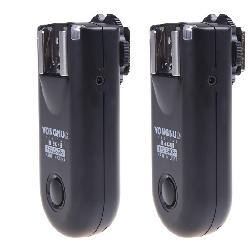 Disparador de Flash remoto inalámbrico Yongnuo RF-603N II, disparador con cable N1 para Nikon D800 D700 D300 D200 D3
