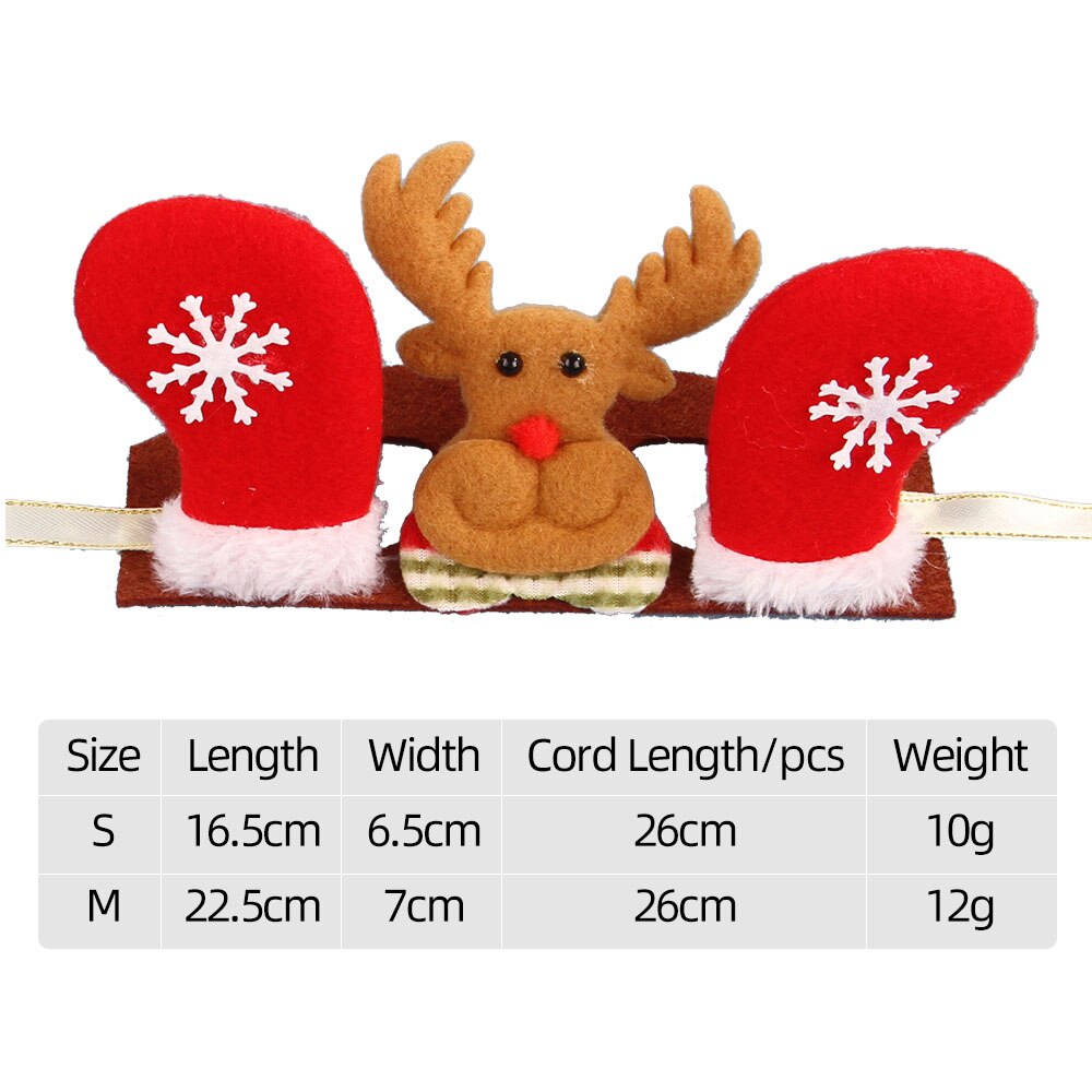 Cat Christmas Hat Pet Christmas Costume Cats Red Elk Fancy Dress Cosplay Hat Xmas Pet Accessories: Default Title