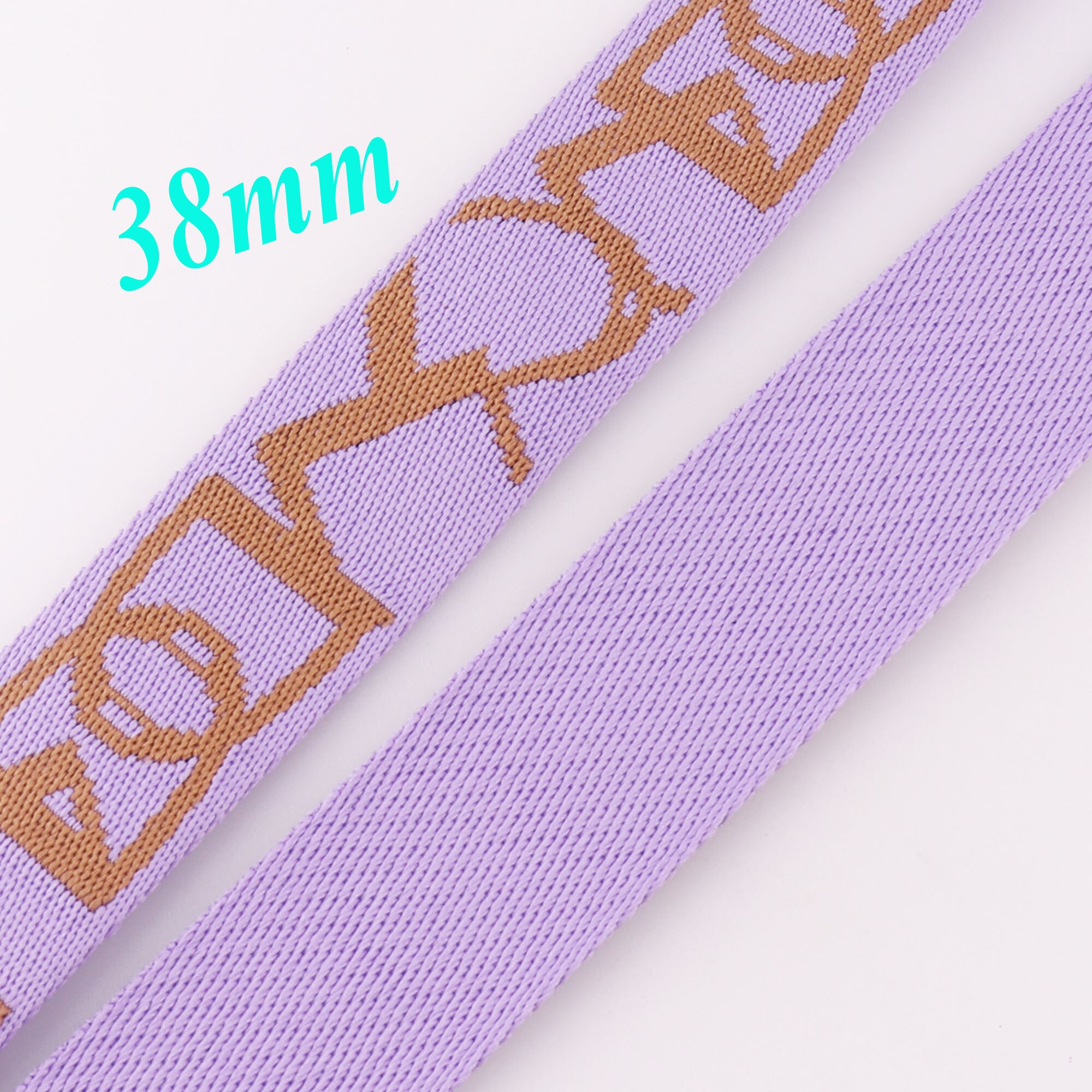 38MM Purple Webbing Strap Belt Buckles,Webbing Camera Strap Webbing By The Yard-Purse Straps Belting