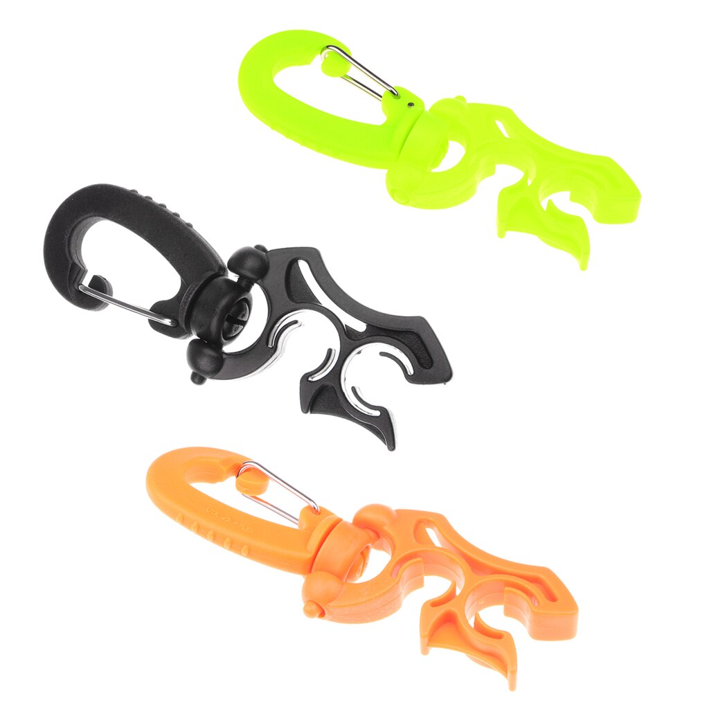 3 peças 3.9 holder x x 1.4 holder holder suporte de mangueira dupla de mergulho com clipe para reguladores de fixação e outros equipamentos de mergulho scuba essentials