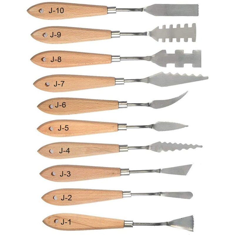 13Pcs Oil Painting Palette Knives Sets Spatula Paint Oil Painting Palette Oil Paint Spatula