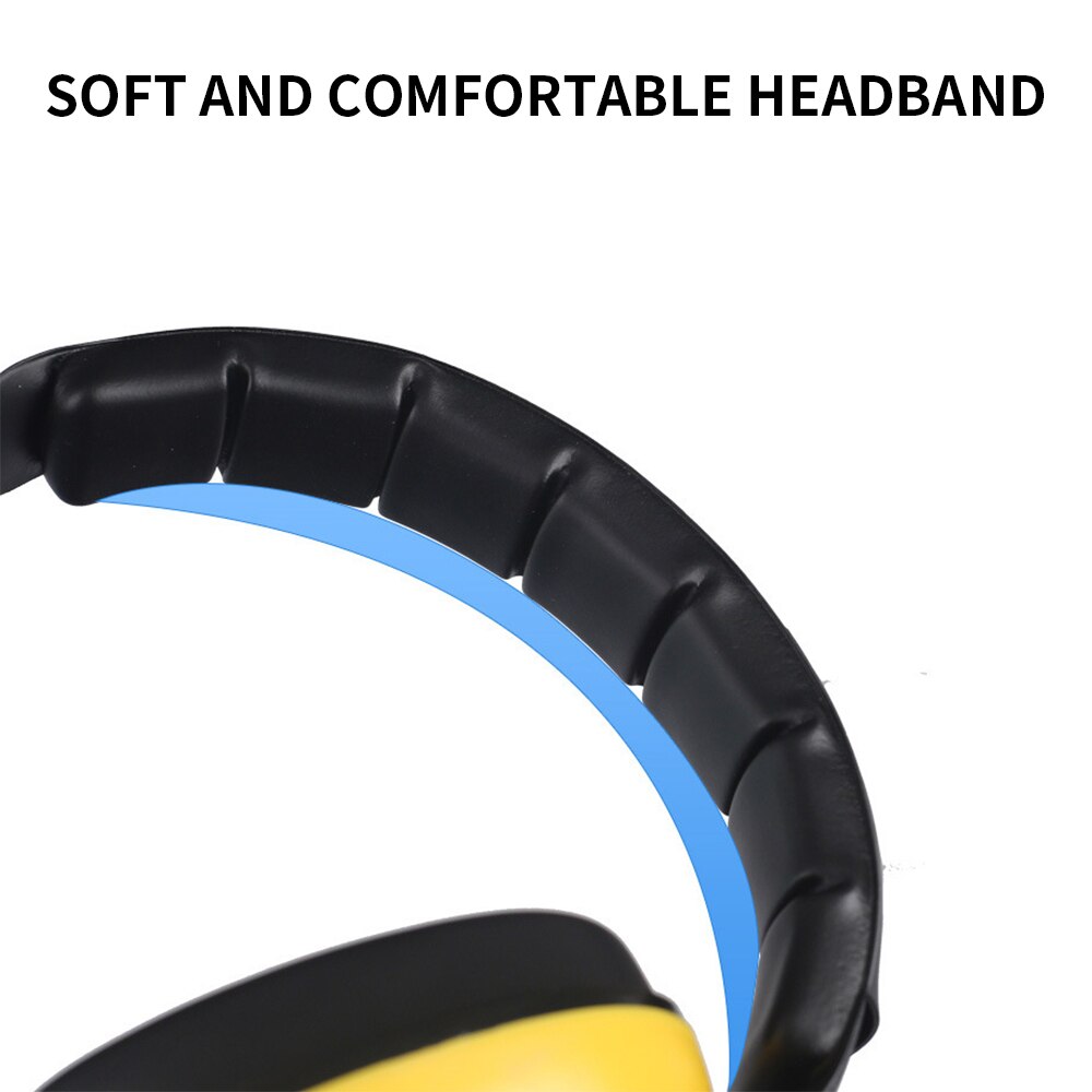 Adjustable Baby Earmuffs Infant Kids Hearing Protector Noise Reduction Ear Protection Ear Muffs