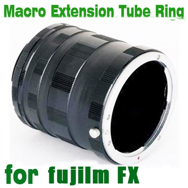 1 Pcs Camera C Mount Lens & 1 Pcs Macro Extension Adapter Tube Ring for Fujifilm Finepix X-Pro1 E1 Fx