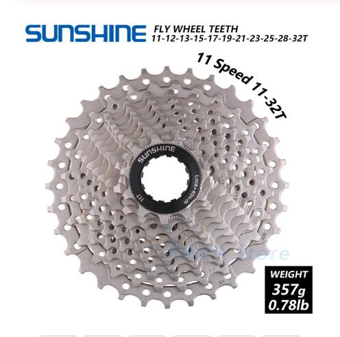 Rueda libre de bicicleta de carretera de sol 11-25/28/32/36T de acero para volante de bicicleta 8/9/10/11 S rueda libre de caset: 11 Geschwindigkeit 11-32T