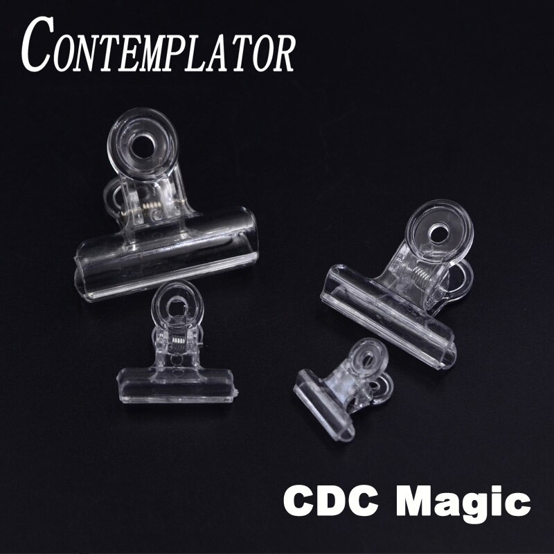 CONTEMPLATOR 4 stks Clear CDC Magic Gereedschap Maken Hackles 4 maten Fiber Feather Clips Nasynchronisatie Clip Onmisbaar Vliegbindset Gereedschap