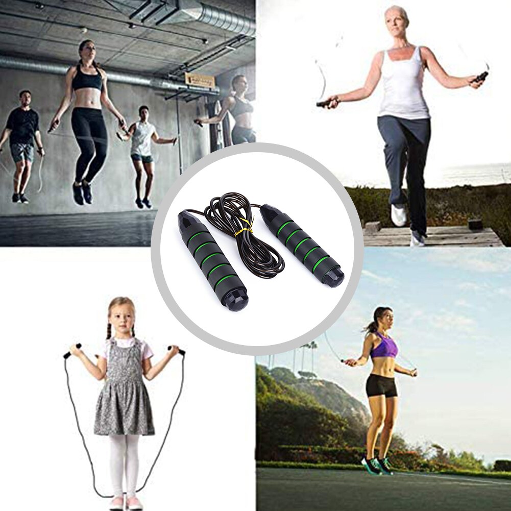Steel Wire Gym Jumping Rope Lose Weight Skipping Rope Fitness Equipment Weighted for Easy Safety Playing Accessory