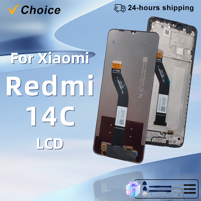 OEM Choice For Xiaomi Redmi 14C Display Touch Screen Digital For Redmi 14C LCD Display Replacement Parts With Frame