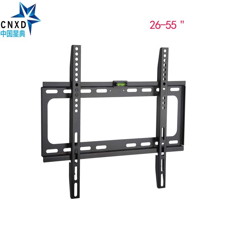 CNXD stały telewizor telewizor montowany na ścianie uchwyt dla większości 26-55 Cal doprowadziło LCD i telewizor plazmowy robić VESA 400x400mm i 110lbs ładowność