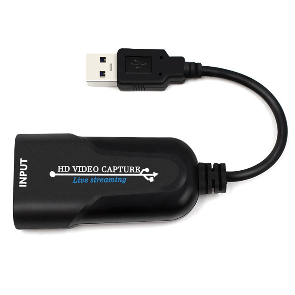 For Computer HD Adapter UVC Mini High Speed Home Office Video Card USB To for Portable 1080P 60fps Plug And Play