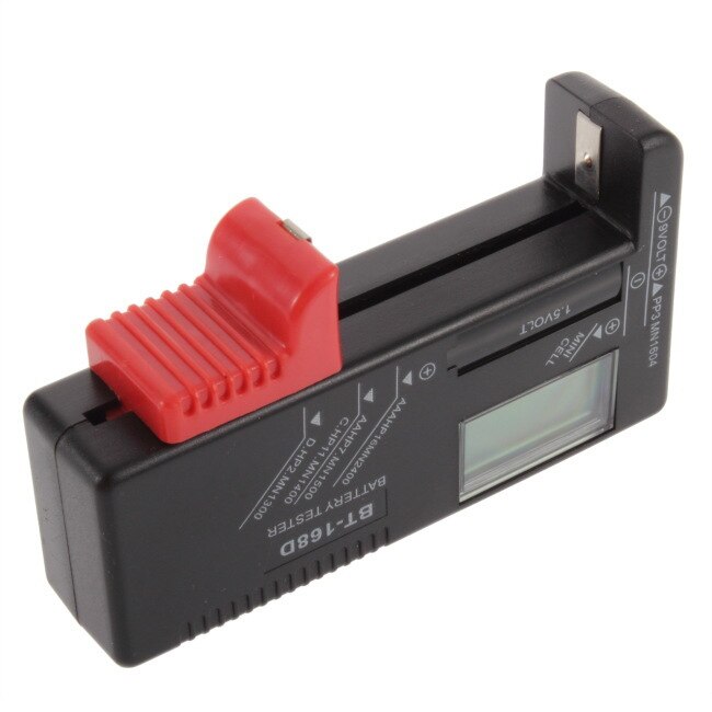 Batterie Tester Volt Prüfer für 9V 1,5 V und AA AAA Zelle Batterien Strom kapazität Meter