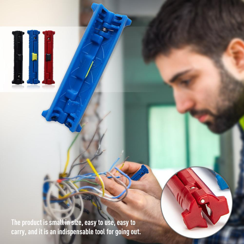 Multi-funktion Elektrische Abisolierzange Stift Kabel Cutter rotierend Koaxial Abisolieren Maschine Zangen Werkzeug