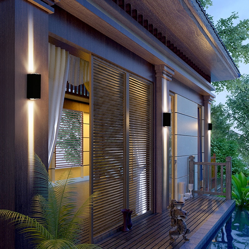 autdoor lamp buitenverlichting Moderne Up Down Light Outdoor Wandlampen Voor Thuis Buitenmuur Verlichting Waterdichte IP55 Buiten Veranda Licht Balkon Licht