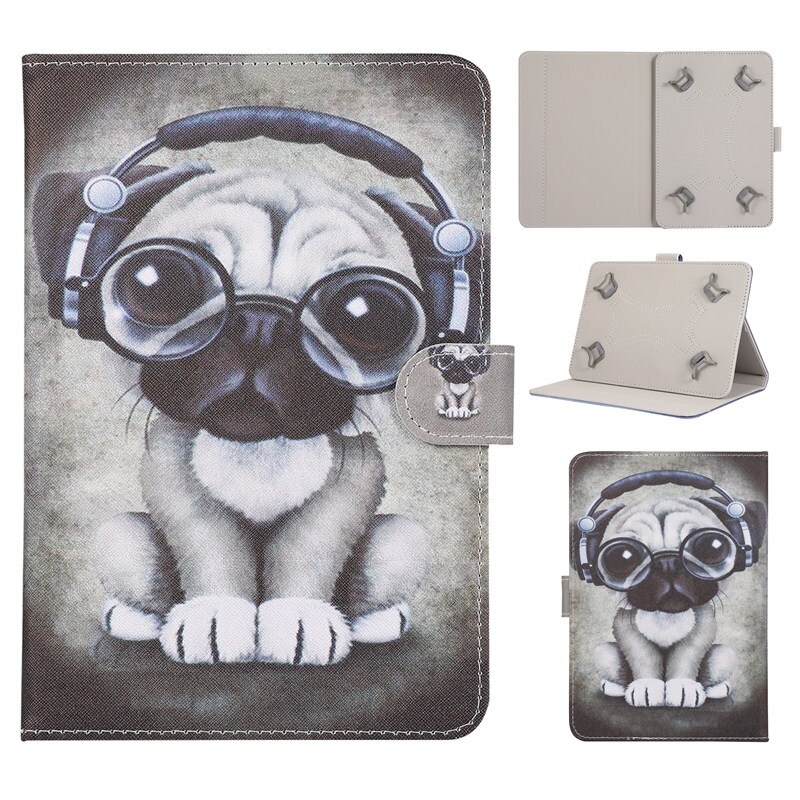 HISTERS-Funda UNIVERSAL para Tablet Teclast P80X P80 4G/X80 Plus Power Pro 8 pulgadas, funda de dibujos animados de cuero PU para niños, 3: DZ-SPG