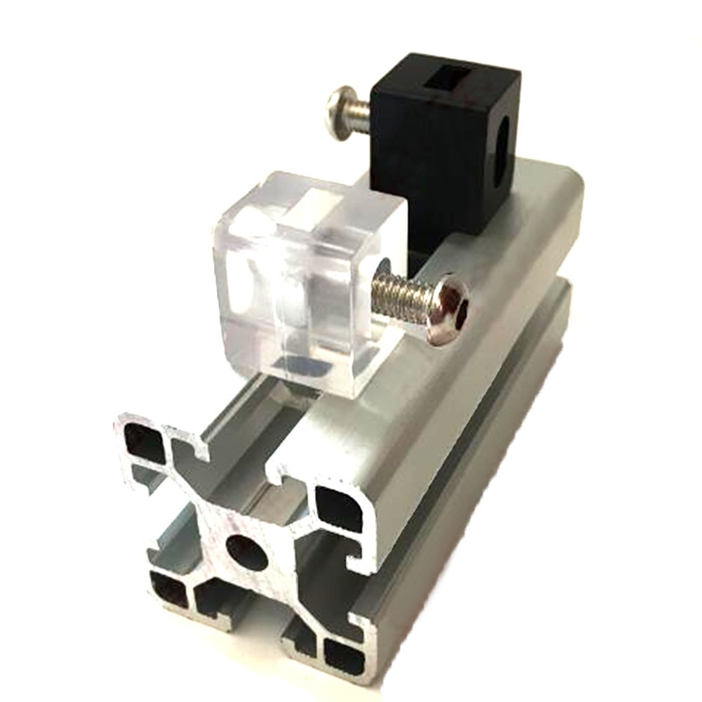 4pcs/lot 3030 Black Aluminum Spacer Block 4040 4545 Interval Connection Bracket Fastener Match Use Aluminum Profile