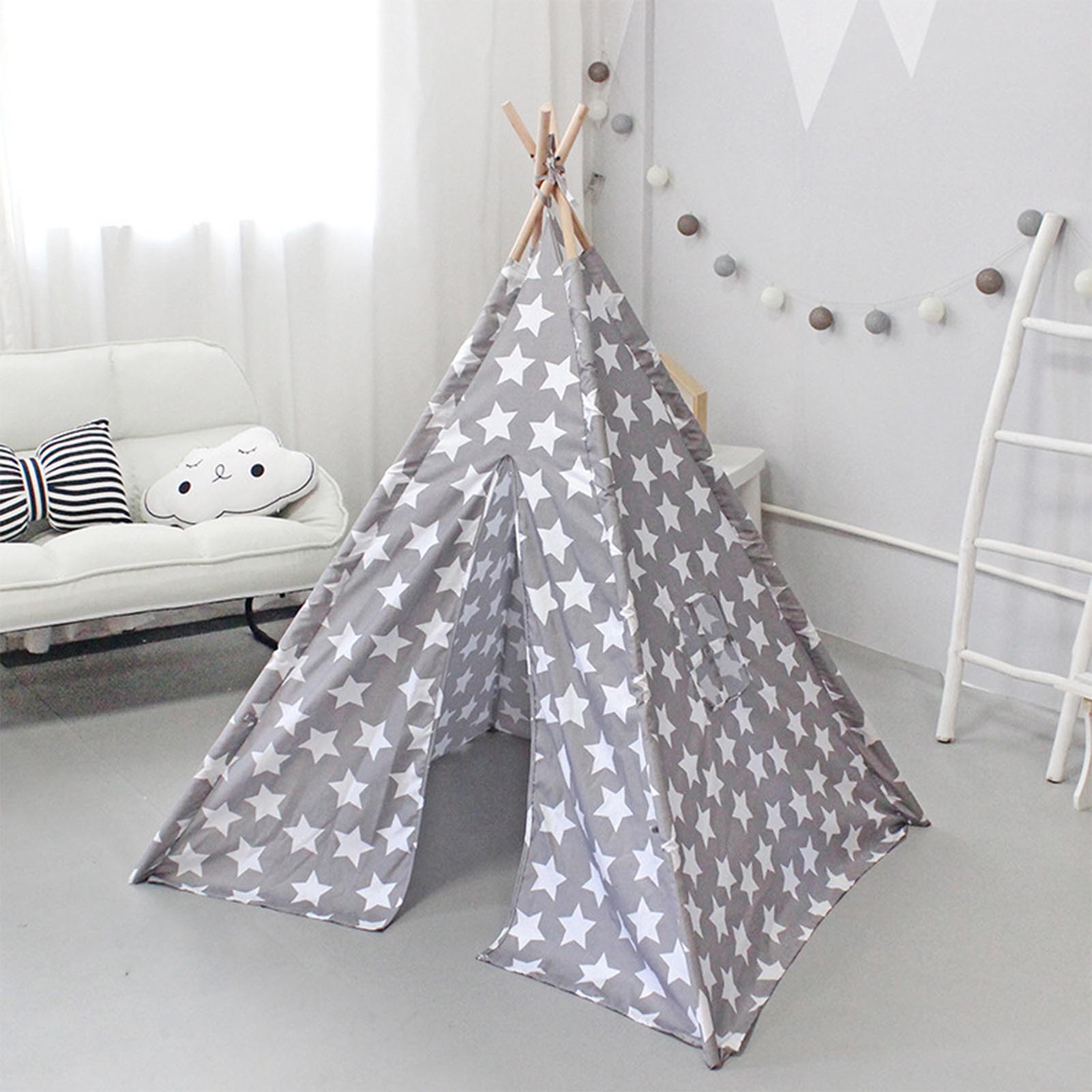 Teepee Tent Voor Kinderen Indoor Outdoor Kinderen Spelen Playhouse Tent Opvouwbare En Draagbare Kinderen Teepee Play Tent Geschikt Voor Kinderen P
