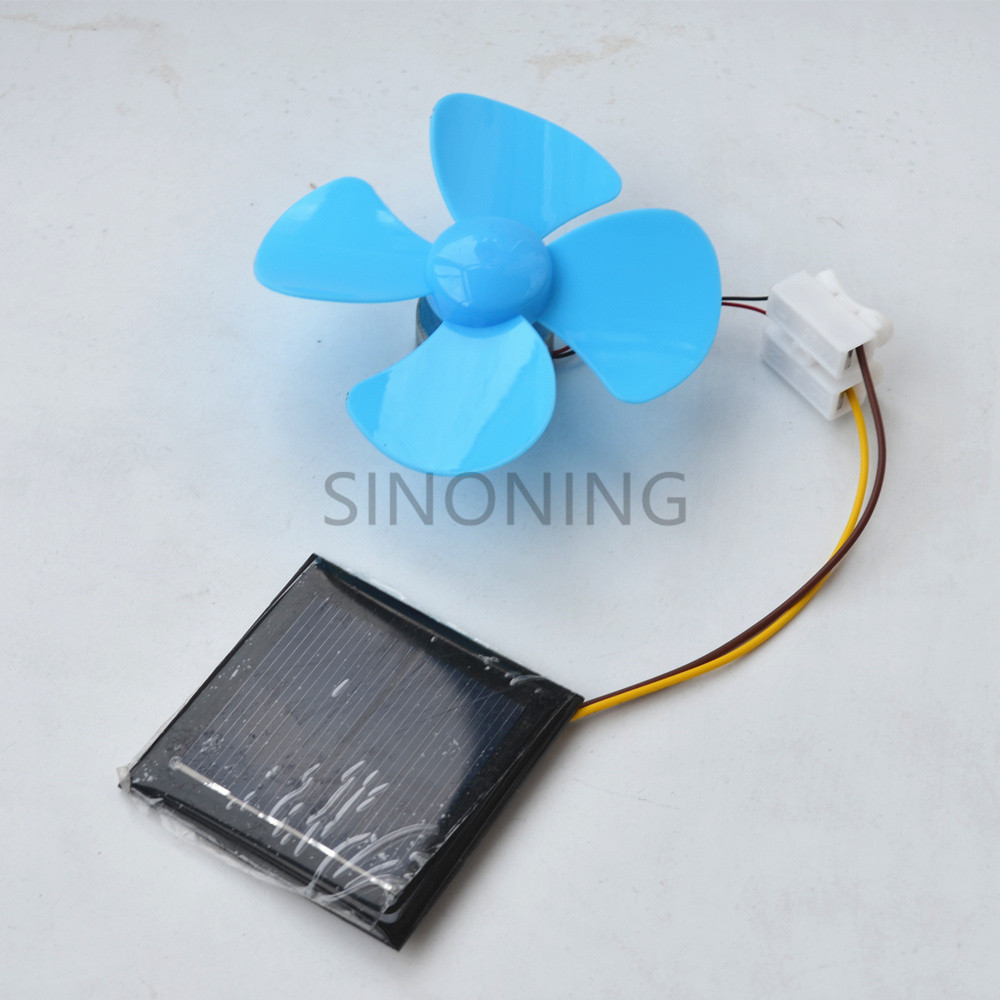 Solar test suite DIY solar fan small production technology