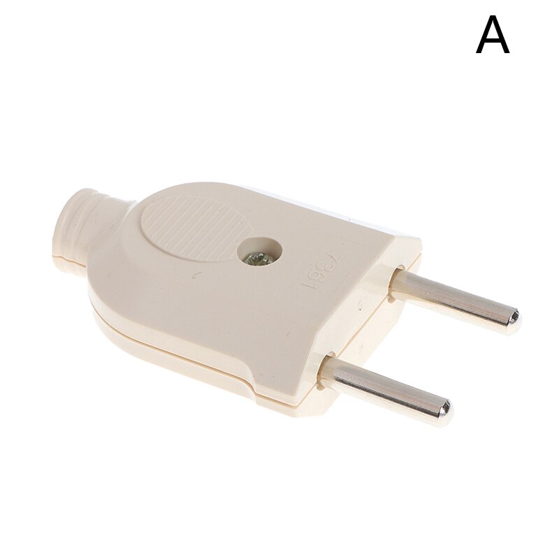 2 Pin EU Plug Male Female electronic Connector Socket Wiring Power Extension: A