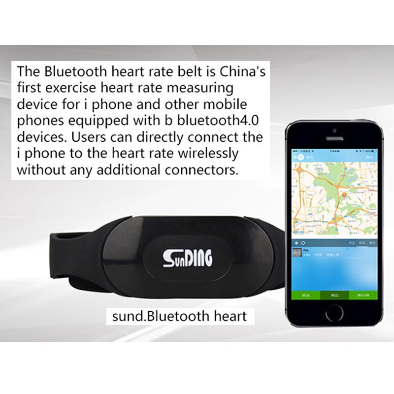 Bluetooth 4.0 Sport Heart Rate Monitor Sensor Meter Band Pulsometers For Cycling Chest Strap Cardiac Cyclo Accessories
