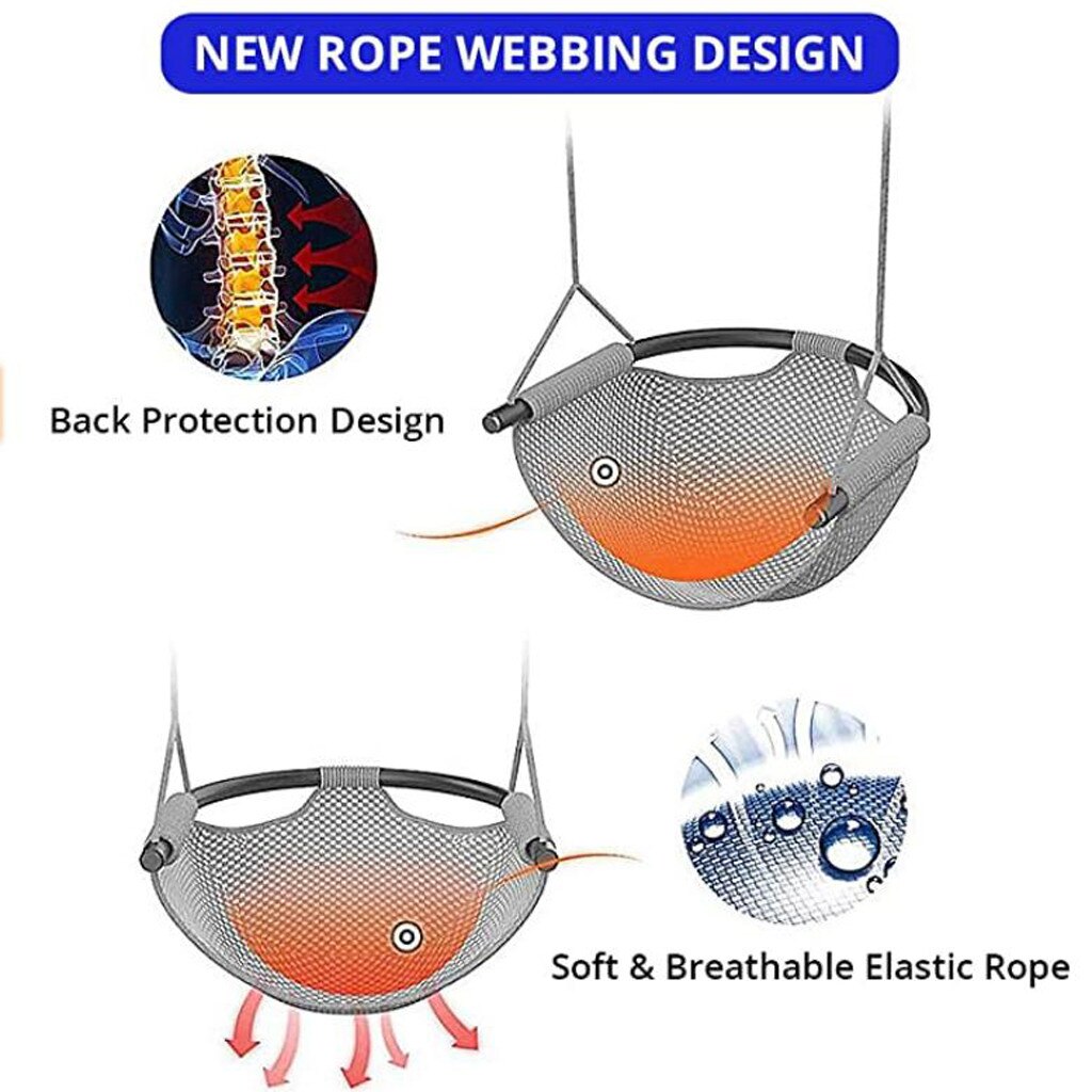 Kids Swing Seat Adjustable Ropes Heavy Duty Rope Play Children Swing Set