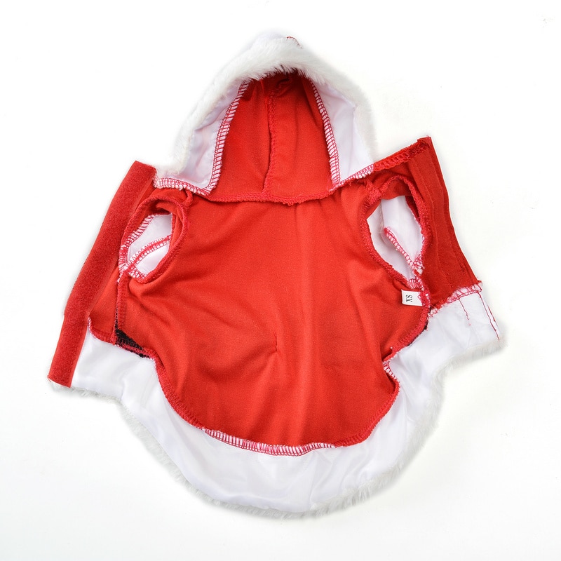 Kerst Pet Dog Kostuums Met Hoed Grappige Kerstman Kostuum Voor Honden Winter Warme Jassen Hondenkleding Xs/X/M/L/Xl