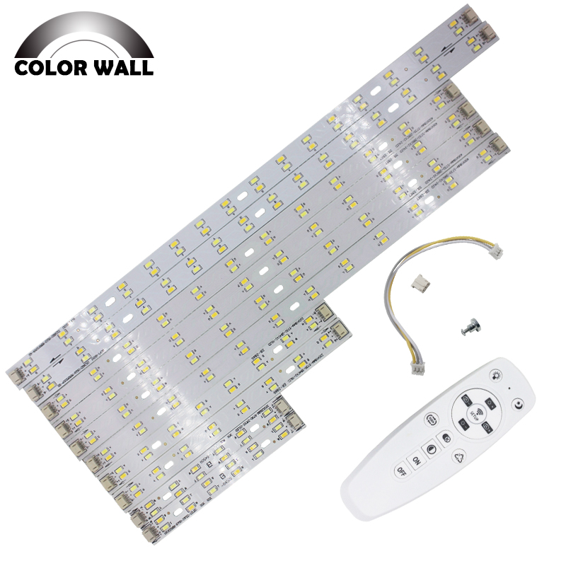 lichtgevende drie-kleur aanpassing LED plafondlamp infrarood controle dimbare 5730SMD lichtbron module indoor verlichting