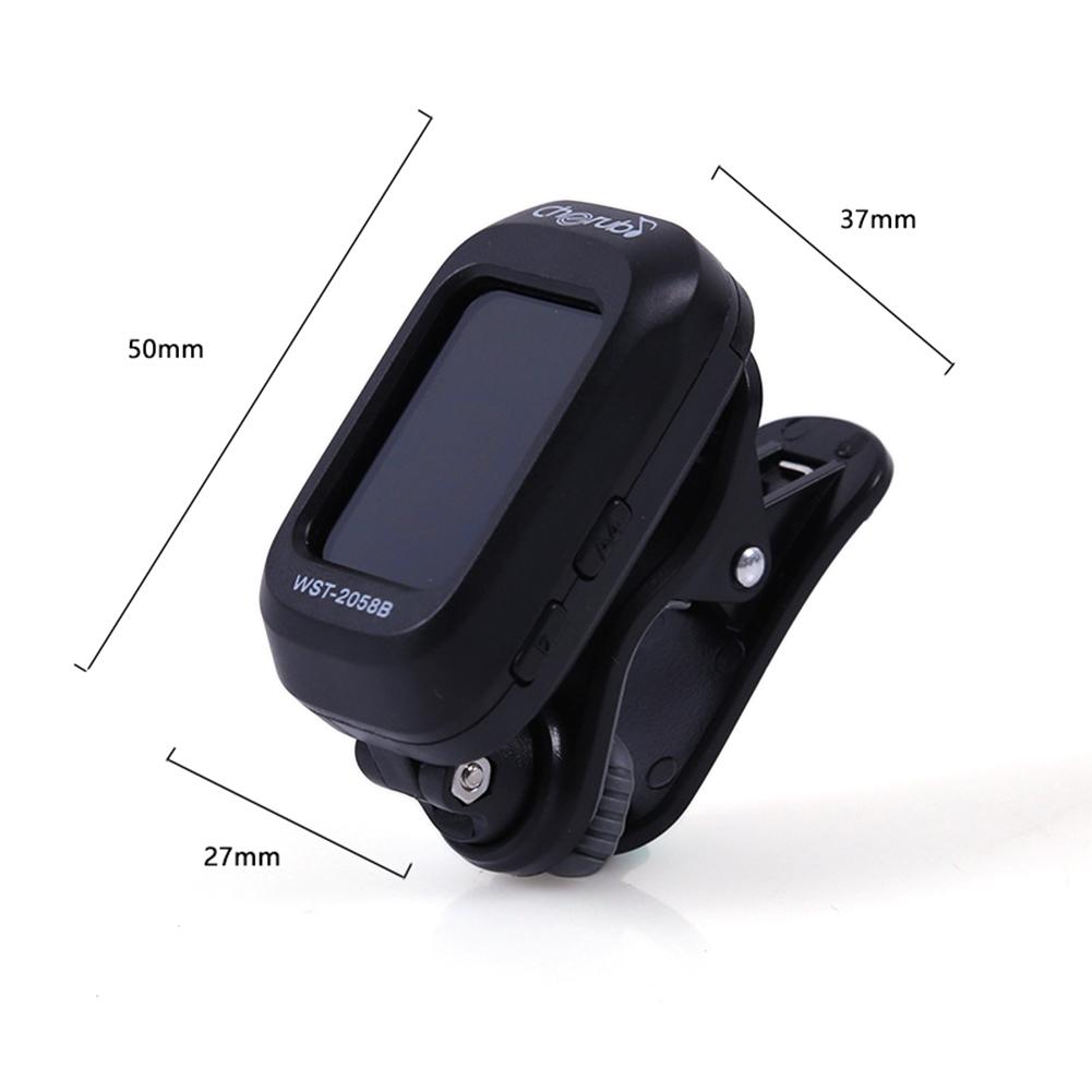 Folk Acoustic Guitar Tuner Violin Ukulele Bass Electronic Tuning Tuner Stringed Musical Instrument Accessories Guitar Bass Tuner