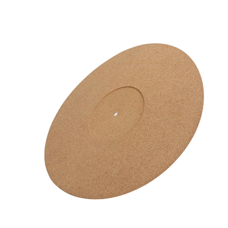 3Mm Kurk Rubber Draaitafel Platter Mat Slipmat Anti Statische Voor Lp Vinyl Record Hoge Quatilty