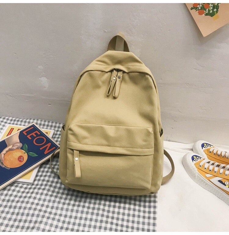 Rucksack Neue Trend Weibliche Rucksack Nylon Frauen Rucksack Anti Diebstahl Laptop Schulter Taschen Mädchen Schule Taschen Schüler: khaki